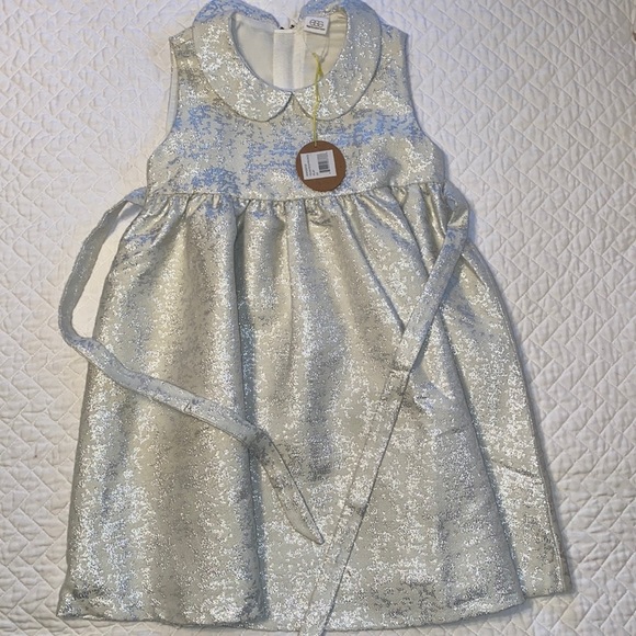 Egg by Susan Lazar Baby Girls' Peter Pan Collar Dress - Picture 1 of 3